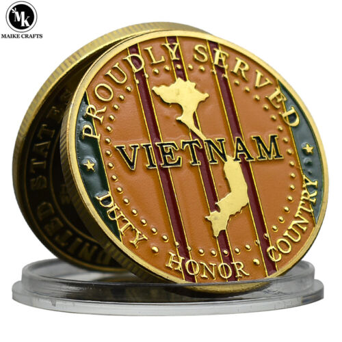 US Marine Corps Commemorative Coin Vietnam War Military Medal of Honor Gifts - Picture 1 of 13