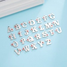 26 Initial Letters Name Charms Alphabet Charm Jewelry Making Wholesale DIY