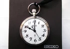 SEIKO 7550-0010 Quartz New battery Pocket Watch From Japan