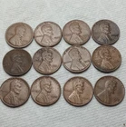Lincoln Wheat Small Cents Lot 1920-1958 Bronze Circulated Denver SF US One Cent