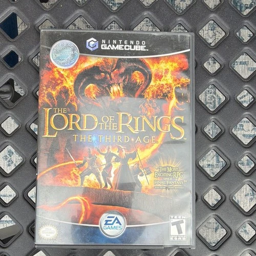 EA Games The Lord of the Rings: The Third Age Nintendo GameCube w/ Case 2 Discs