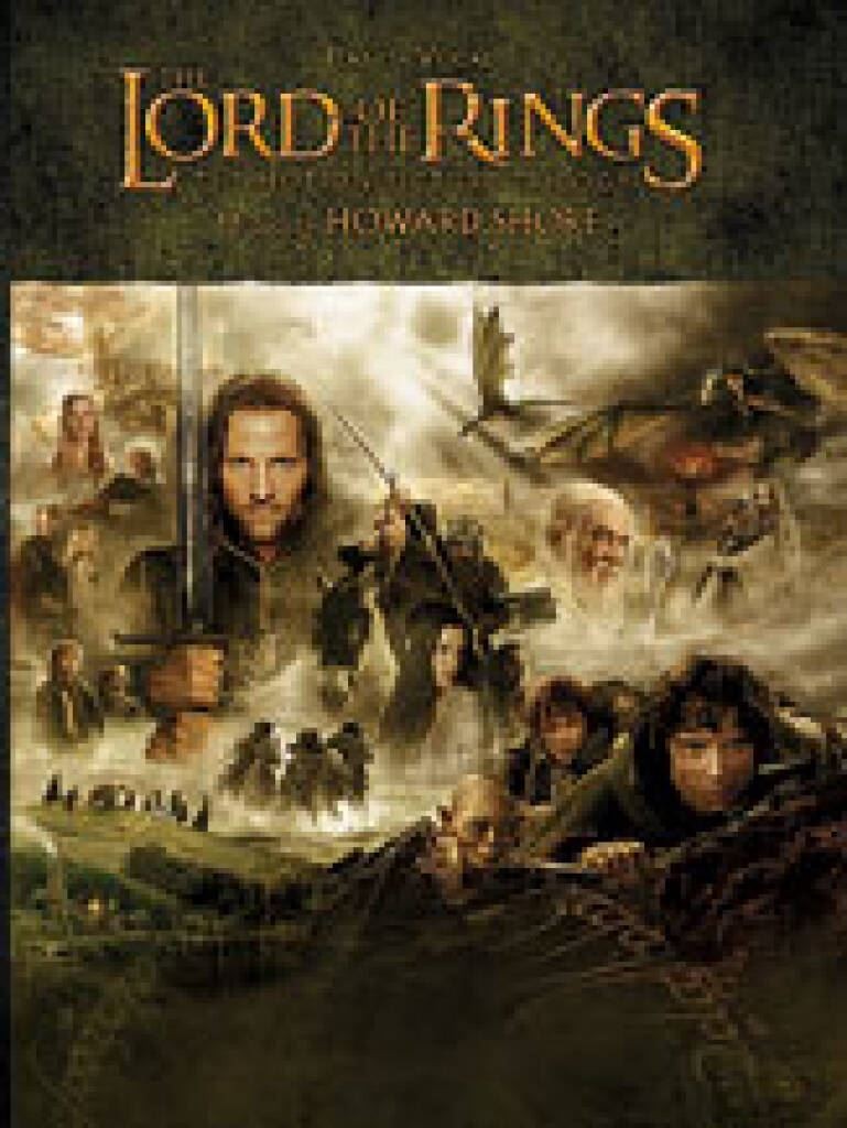 The Lord of the Rings Piano Book Music by Howard Shore Movie