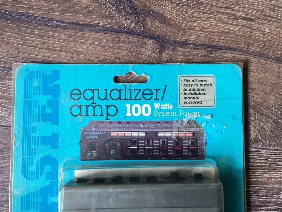 NOS SEALED ROADMASTER EA400N 100 Watt Amp/Equalizer w/ Fader Control EA4OON - Image 2 of 4