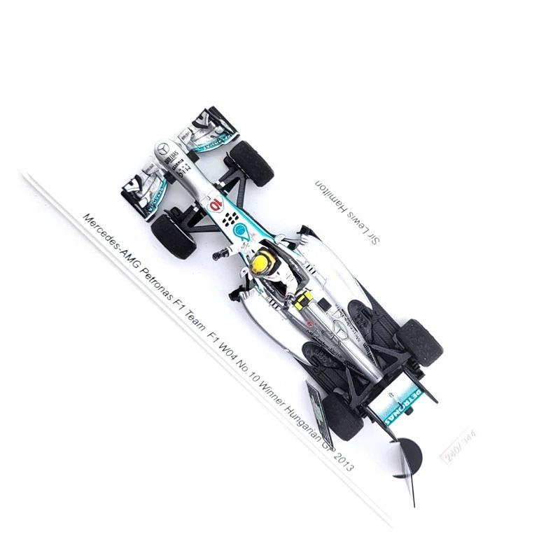 2013 Lewis Hamilton Mercedes-AMG F1 W04 GP Ungheria - 1/43 Spark Models - Immagine 4 di 4