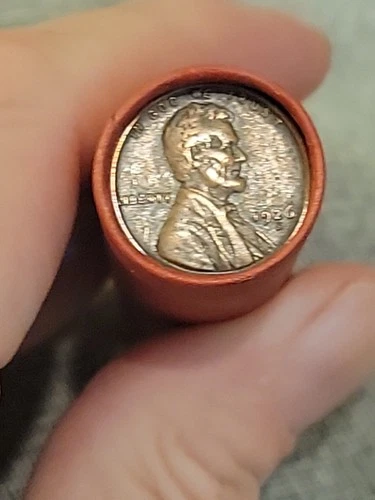 Blazing Au/Bu 1926 S&P Mint Pennies Ends Of Lincoln Wheat Cent Roll