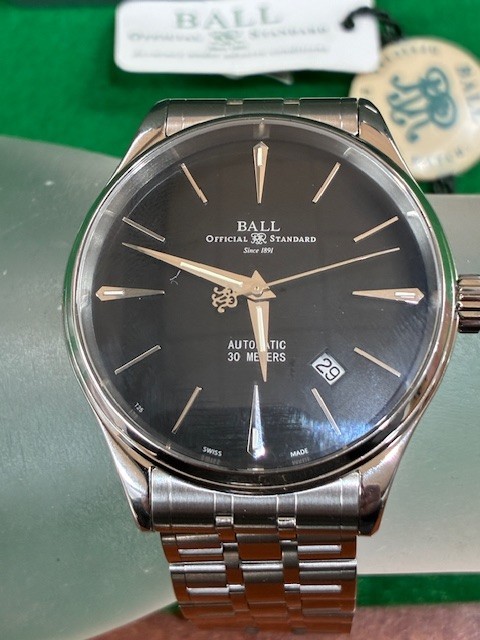 Ball Trainmaster Legend Automatic Black Dial Watc… - image 3