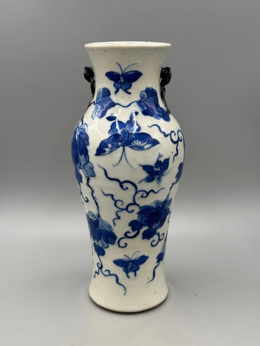 陶瓷蓝色1850-1899 中国古董花瓶| eBay