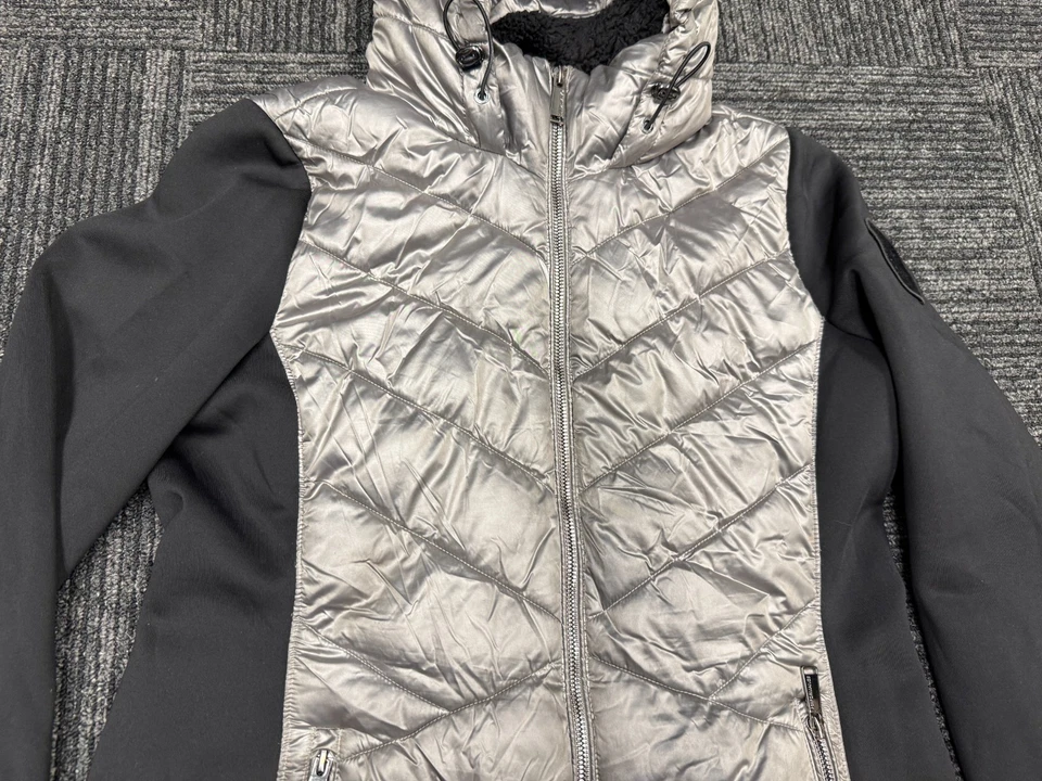 Calvin Klein Women's Packable Puffer Vest M Lightweight Full Zip Super Soft - Image 4 of 4