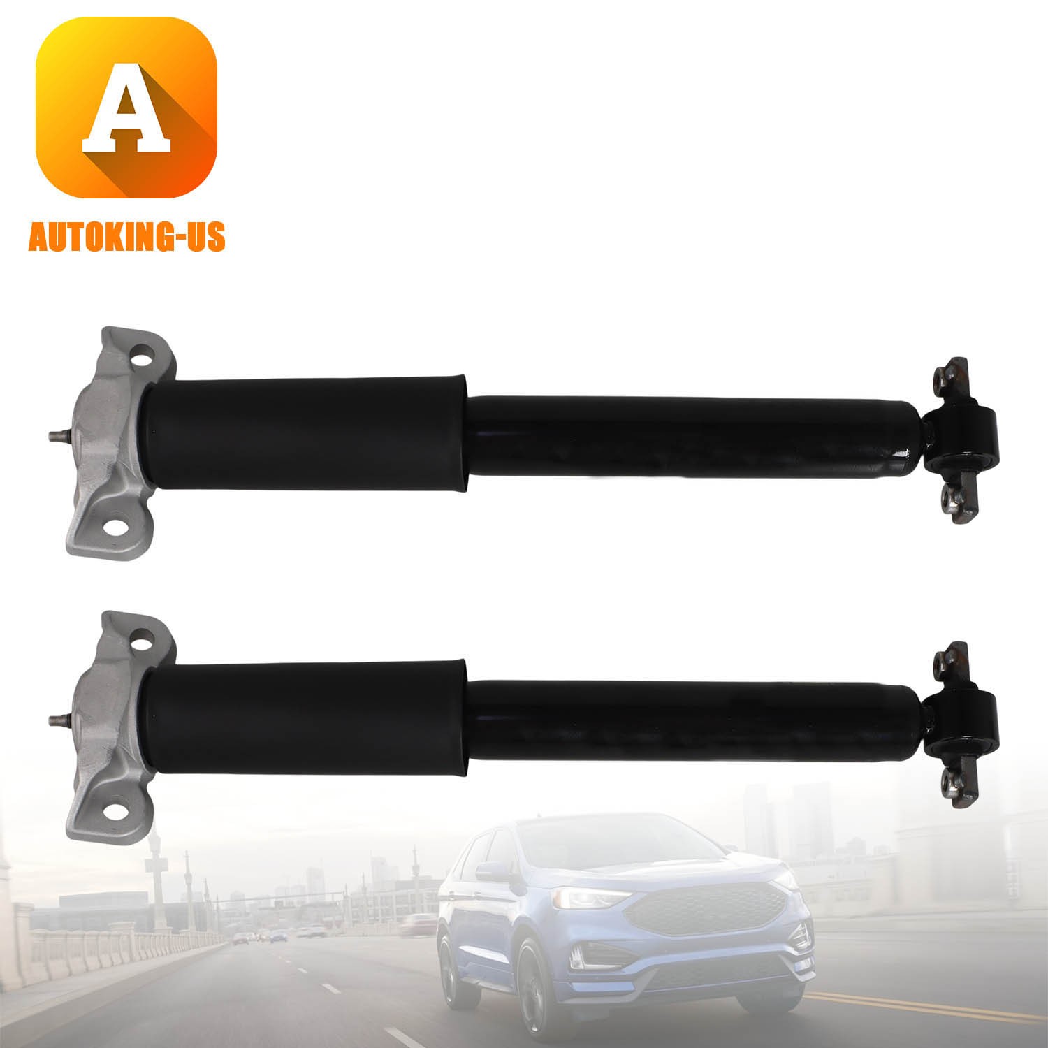 Pair of 2 Rear Complete Shock Absorber Kit for 2015-2021 Ford Edge