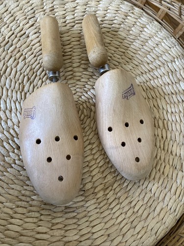 Vintage Wood Shoe Trees Unisex Geoha for Sportschuhe - Picture 5 of 9