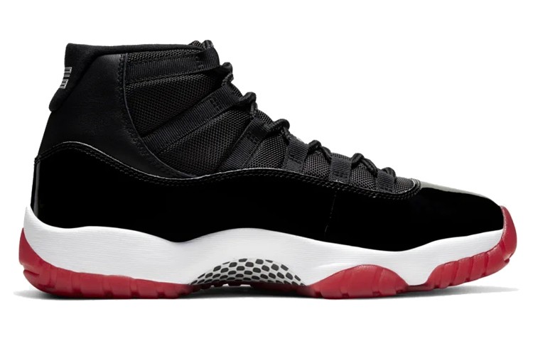 Nike Air Jordan 11 Retro Bred 2020 26.5㎝ Bred” Jordan 11 Low releasing Summer 2025. ⚫️🔴⚪️ Black