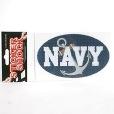 Navy Midshipmen High Performance Decal - Oval With Anchor