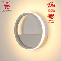 Wandleuchte LED 12W Rund 3000K Warmweiß Modern FüR Wohnzimmer Schlafzimmer Flur