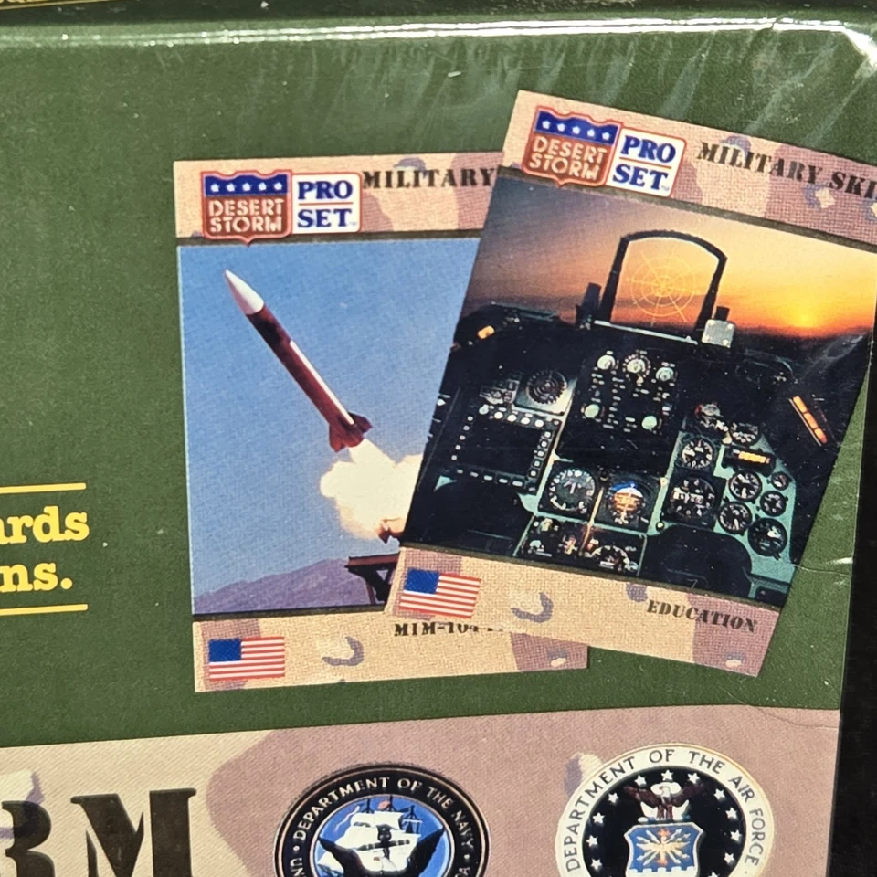 1991 Desert Storm Pro Set SEALED Complete Set 253 Cards Gulf War Era History - Image 3 of 4