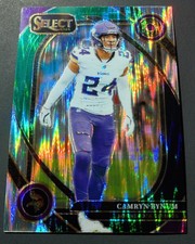 2024 PANINI SELECT CAMRYN BYNUM MINNESOTA VIKINGS GREEN BLACK SHOCK PRIZM #234