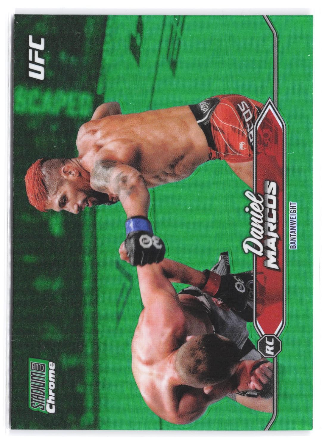 2025 Stadium Club UFC #C-144 Daniel Marcos Chrome Green Refractor