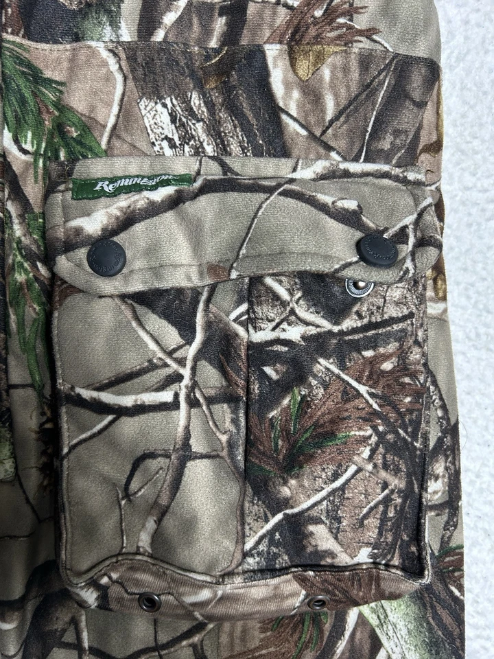 Realtree Remington Overalls Hunting Camoflage Outdoors Insulated Youth XL 14-16 - Image 3 of 4