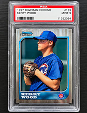 Bowman Chrome 1997 Kerry Wood #183 Rookie Card RC PSA 9 Chicago Cubs. rookie card picture