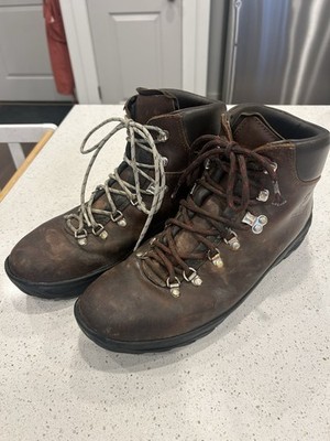 ALICO Made-In Italy Vibram All Leather Hiking Backpacking Boots Men's US 12 M