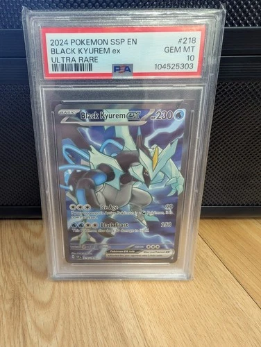 2024 Pokemon Surging Sparks EV8 Black Kyurem EX FA 218/191 PSA 10