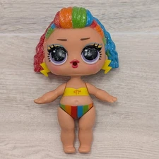 LOL Surprise Miss Sour Doll Haribo Rainbow Hair Lightning Earrings Doll Only