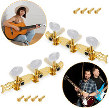 1 Pair 3L3R Classical Guitar Tuning Pegs Keys, Guitar Tuners Machine Heads Ke...