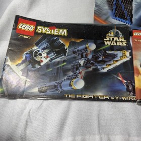Lego Star Wars Millennium Falcon(7190) Tie(7146) & T/Y (7150) Instruction Books