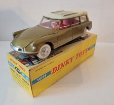 DINKY TOYS 539 CITROEN ID 19 BREAK D'ORIGINE  BRONZE 1/43 PROCHE DU NEUF+B.O.