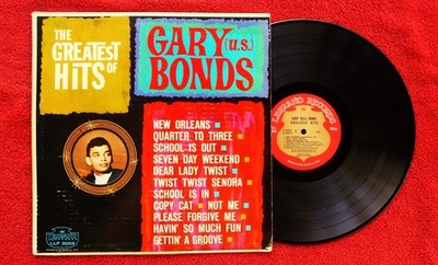 GARY U.S. BONDS    THE GREATEST HITS OF GARY U.S. BONDS     1962 MONO LP