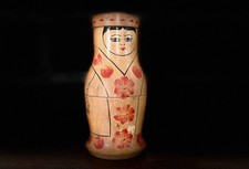 Poupée russe vintage nichoir bois matriochka art populaire boîte RARE 1 pièce URSS ancienne