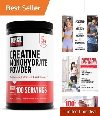 High-Quality 500g Creatine Monohydrate Tub - Boost Strength, Recovery, and Focus