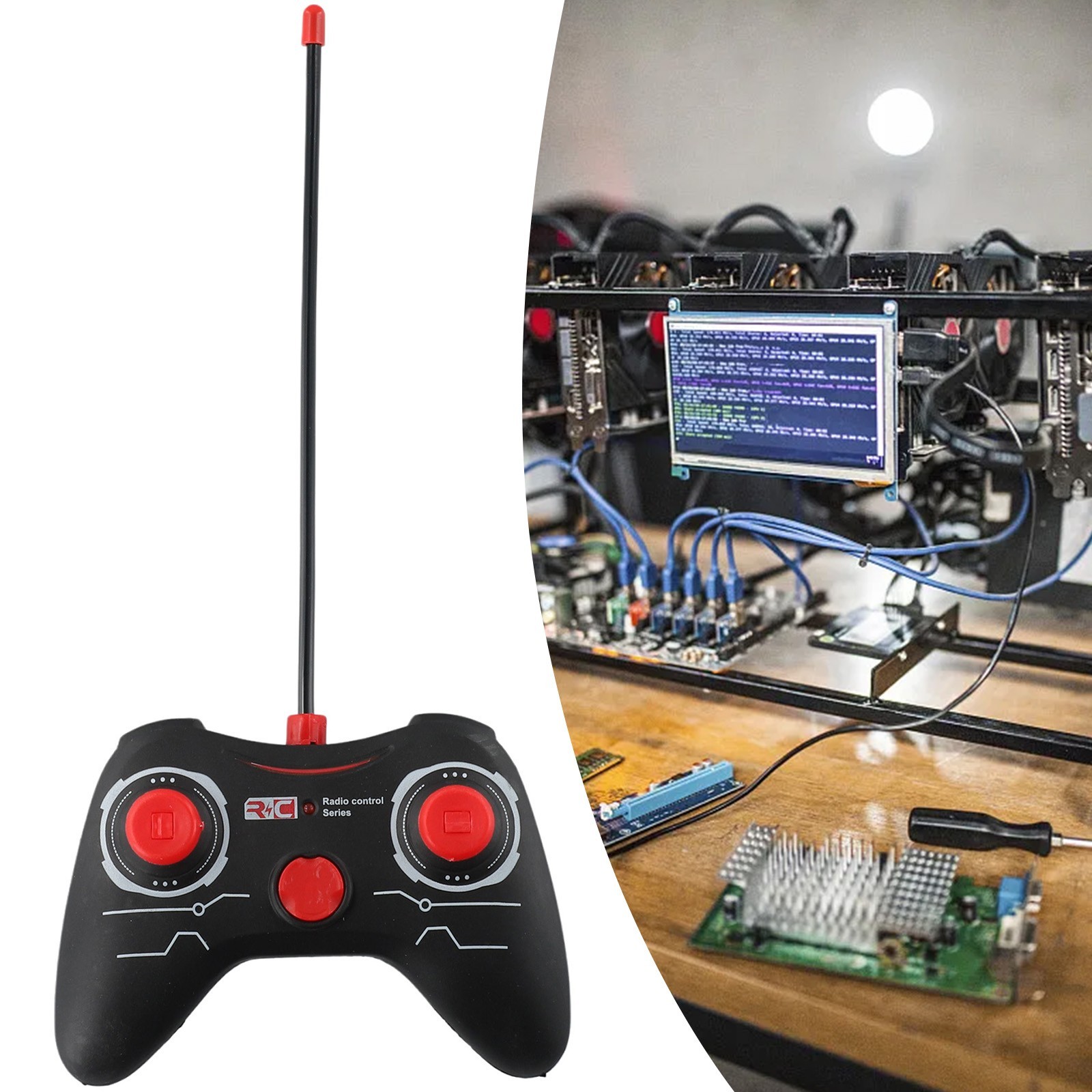 27MHz For 4-Channel Remote Control for Electric Ride-On Cars and RC Toys - Image 2