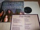 DEEP PURPLE : MACHINE HEAD LP BLASCK/SILVER LABEL PURPLE TPSA 7504