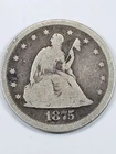 1875-S 20C SEATED LIBERTY TWENTY CENT PIECE
