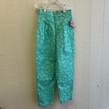 Vintage Levi's Just For Girls Teal Jeans NWT Made USA Size 10 Slim 90s Deadstock