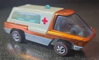 Hot Wheels Redline RESTORED 1969 Ambulance ORANGE Hong Kong The Heavyweights