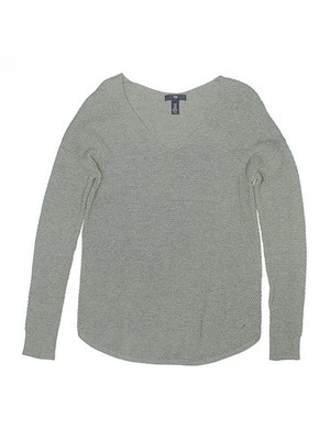 Gap Outlet Girls Gray Long Sleeve T-Shirt X-Small kids