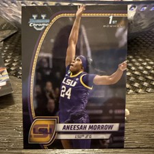 2024-25 Bowman University Chrome #6 Aneesah Morrow Black Wave Refractor