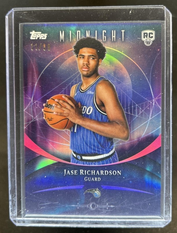 2025-26 Topps Midnight Jase Richardson RC Twilight Rookie #/99 Magic