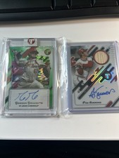 2025 Topps Pristine Pieces Auto Relic Ted Simmons and Gordon Graceffo auto /150