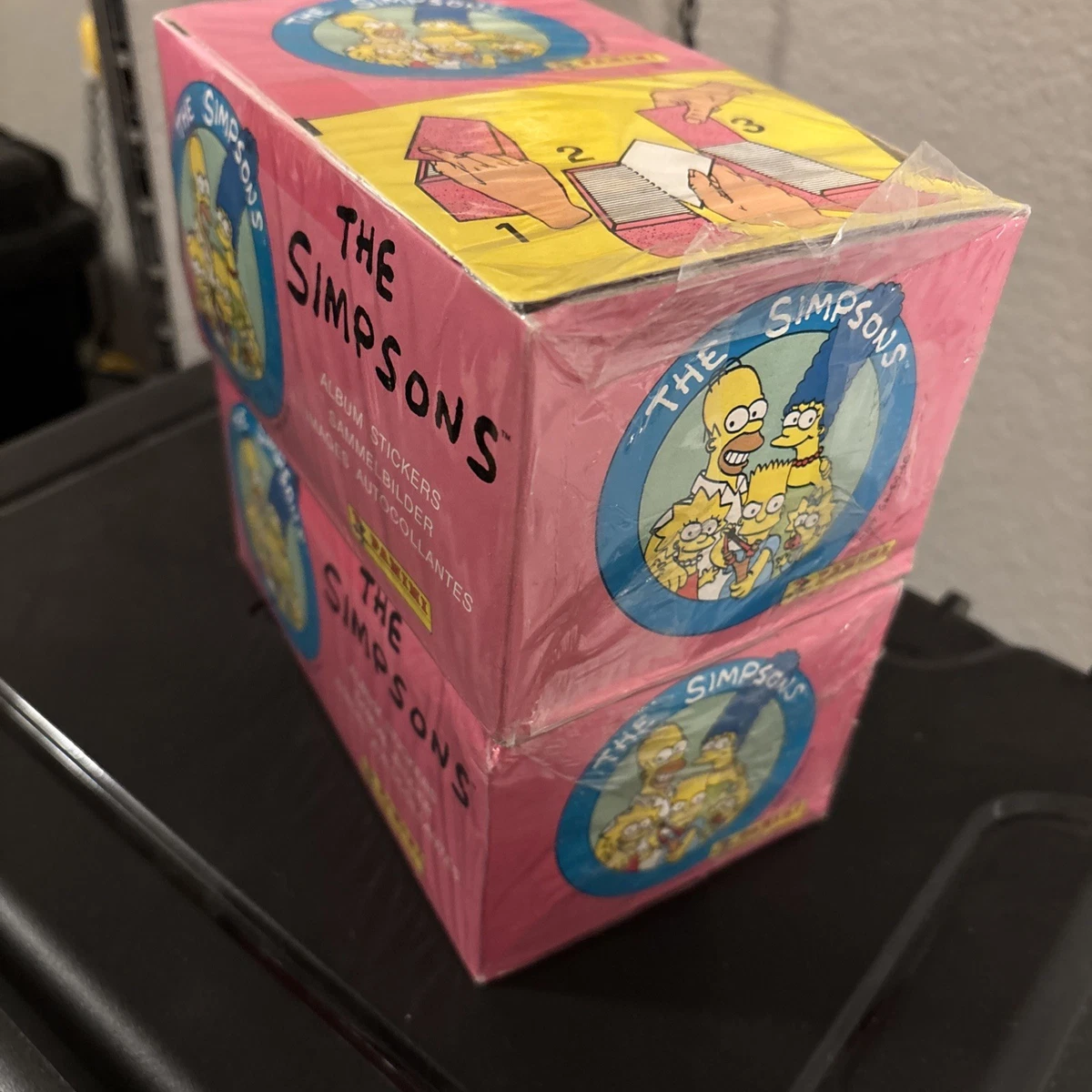Lot De 10 Pochettes D'autocollants Panini Les Simpson - Century Fox 1991, Scellées, Rare