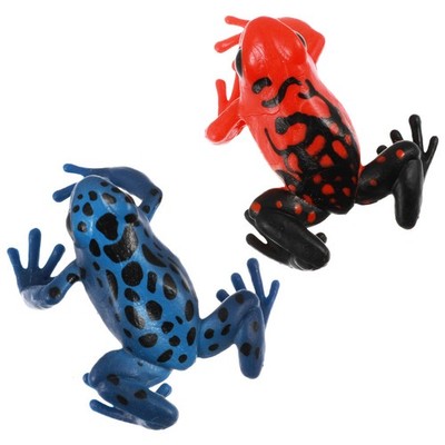 2pcs Frösche Figur kreative Handwerksfrösche Statue Garten dekorative Ornamente