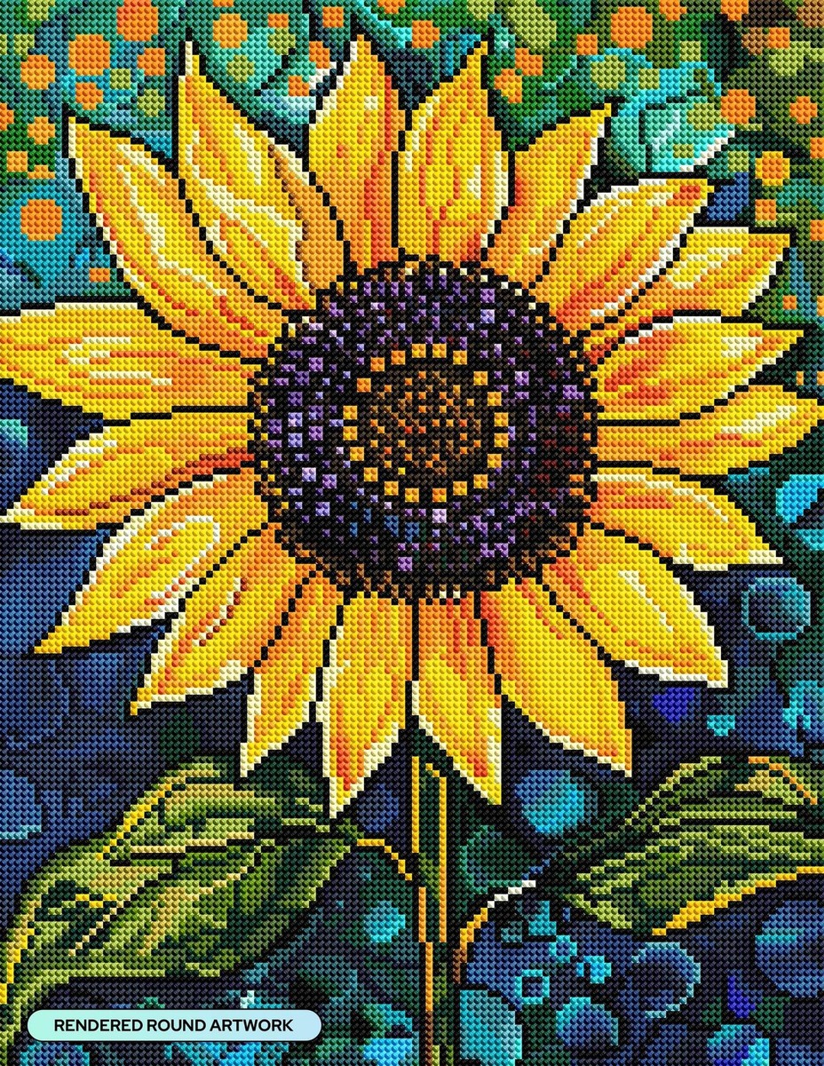 DIAMOND ART CLUB Golden Majesty Diamond Painting Kit, Fun DIY