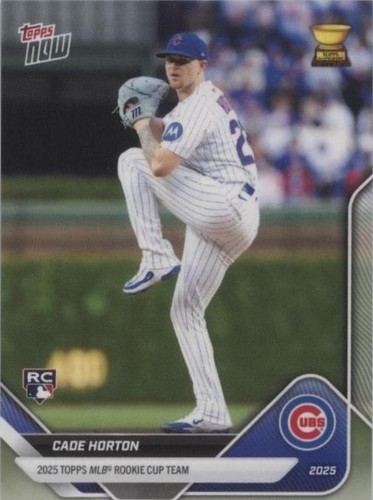 2025 Topps Update Cade Horton Debut Rookie RC 5-Card Player Lot