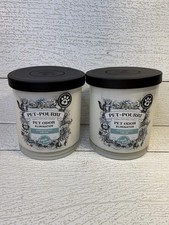 Lot Of 2- Pet-Pourri Pawsitively Fresh Pet Deodorizer Candle 7.5oz
