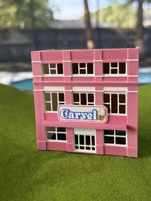 Carvel Dessert Parlor Ice Cream N SCALE Apartment Commercial BUILDING  Train