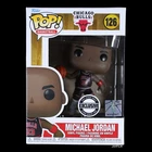 Funko Pop Michael Jordan NBA 126 Black Pinstripe Chicago Bulls Case Included