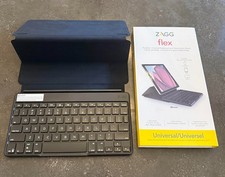 ZAGG Flex Portable Universal Keyboard Detachable Stand Bluetooth Never Used