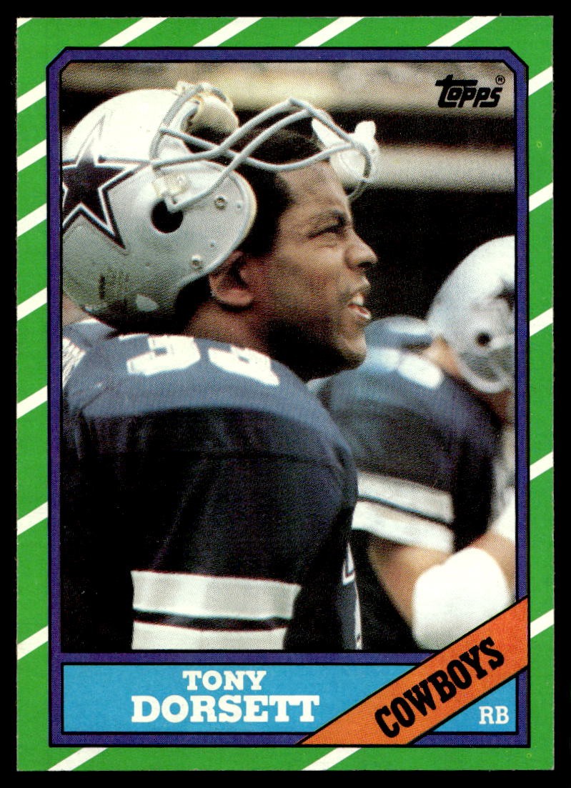 1986 Topps #126 Tony Dorsett Dallas Cowboys NO RESERVE!