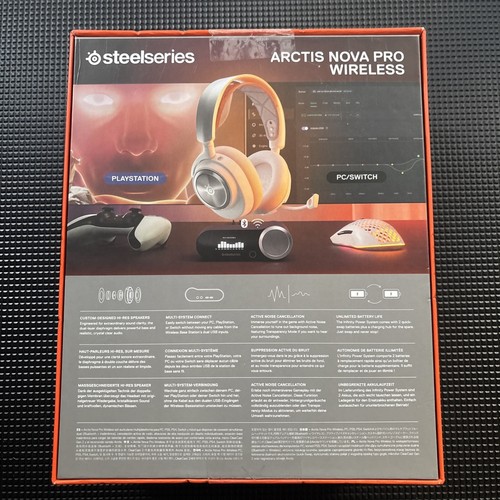 SteelSeries Arctis Nova Pro Wireless Multi-System Gaming Headset in White Sealed - Picture 3 of 15